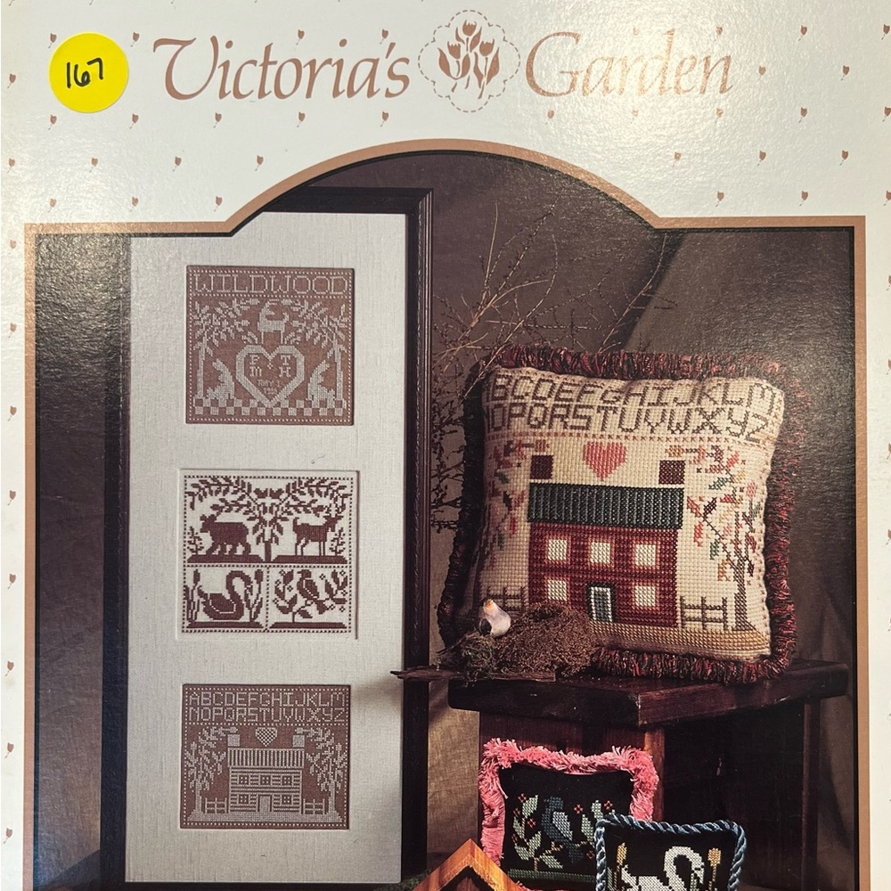 Wildwood Sampler Victoria’s Garden House Nature‎ Animals Silhouette Cross Stitch